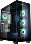 Kolink UNITY PEAK BLK, Kolink Unity Peak ARGB Midi-Tower Showcase, Tempered Glass -
