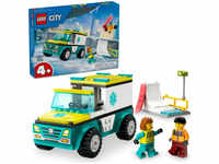 LEGO City 60403, 60403 LEGO CITY Rettungswagen und Snowboarder