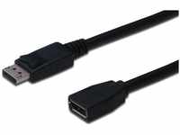 Digitus DisplayPort Verlängerungskabel DisplayPort Stecker, DisplayPort Buchse 2.00m