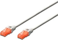 Digitus DK-1617-030/WH, Digitus DK-1617-030/WH RJ45 Patchkabel CAT 6 U/UTP 3.00 m
