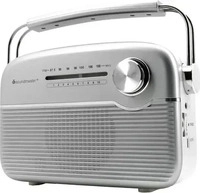soundmaster 10756, Soundmaster TR480SI Akku-Radio UKW UKW Solarpanel Silber