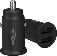 Ansmann 1000-0030, Ansmann InCar Charger CC212 USB Ladeger&auml;t 12 W 2x USB-A Schwarz