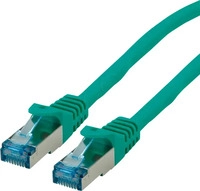 Roline 21.15.2833, Roline 21.15.2833 RJ45 Patchkabel CAT 6a S/FTP 3.00m Gr&uuml;n 1St.