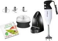 ESGE 99205, ESGE Zauberstab Edition Petticoat Stabmixer 180W Wei&szlig;, Schwarz