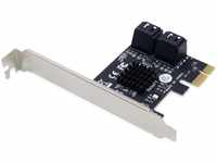 Conceptronic EMRICK03G, Conceptronic EMRICK 4-Port-SATA-PCIe-Adapter mit SATA-Kabel