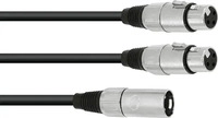 Omnitronic 30225210, Omnitronic 30225210 XLR Adapterkabel [1x XLR-Stecker 3 polig -