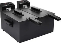 Princess 01.183028.01.001, Princess 183028 Doppel Kaltzonen Fritteuse 6l 2x 1800W