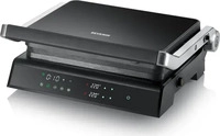 Severin 2399, Severin SEVINI Comfort KG2399 Kontaktgrill Schwarz/Silber