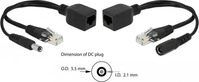 Delock 66023, Delock 66023 Adapterset 10 / 100MBit/s Passiv