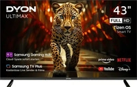 Dyon D800244, Dyon Ultimax 43F-TI LED-TV 108cm 43 Zoll EEK E (A - G) DVB-T2,...