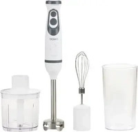 DOMO DO1089M, DOMO DO1089M Stabmixer 600W mit Messbecher, Mixstab f&uuml;r Suppen,