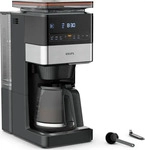Krups KM8428, Krups Kaffeemaschine Schwarz, Silber Fassungsverm&ouml;gen Tassen=18...