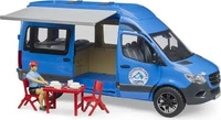bruder 02684, bruder MB Sprinter Camper mit Fahrer und Zube