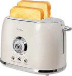 BiKitchen 422017, BiKitchen nostalgia 200 Toaster Cremewei&szlig; (gl&auml;nzend)