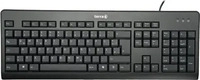 Terra 2810714, Terra Keyboard 1500 Corded USB black Copilot 105 Tasten kabelgebunden