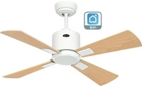 CasaFan 943021W, CasaFan ECO NEO III 92 WE-AH/BU WiFi Fl&uuml;gel Ahorn/Buche