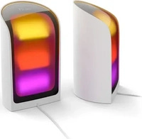 Philips Hue Tischleuchte 8720169385931 Play Wallwasher, Doppelpack, wei&szlig; LED 20W