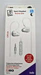 2GO 795574, 2GO In-Ear Sport-Headset "Active" m. Ruf In Ear Headset Wei&szlig;