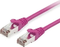Equip 605555, Equip 605555 RJ45 Patchkabel CAT 6 S/FTP 1.00 m Violett vergoldete