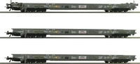 Roco 6600092, Roco 6600092 G&uuml;terwagen DC 3er Set