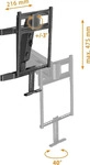 My Wall HP56L, My Wall HP56L TV-Wandhalterung 109,2cm (43") - 218,4cm (86")