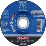 PFERD TOOLS 61300125, PFERD TOOLS EH 125-1,6 CERAMIC SGP STEEL 61300125...