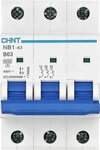 Chint 179695, Chint 179695 NB1-63 3P B6 6kA DB Leitungsschutzschalter 3polig 6A...