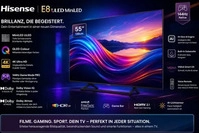 Hisense 20016357, Hisense 55E89Q LED-TV 139 cm 55 Zoll EEK E (A - G),