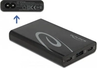 Delock 41453, Delock 41453 USB Ladeger&auml;t USB-C, USB-A USB PD Schwarz Steckdose USB