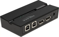 Delock 11492, Delock 11492 USB 2.0-Umschalter Schwarz