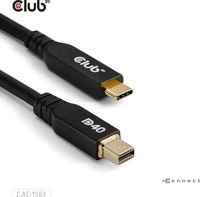 club3D CAC-1561, Club3D USB-C-Displaykabel 2.00m Schwarz CAC-1561