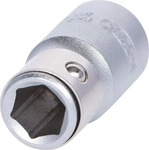 KS Tools 911.4327, KS Tools 911.4327 1/4" Bit-Adapter-Stecknuss, mit Spannring