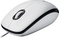 Logitech 910-006764, Logitech M100 Maus Kabelgebunden Optisch Wei&szlig; 3 Tasten 1000 dpi