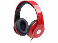 Gembird MHS-DTW-R, Gembird Detroit On Ear Kopfhörer kabelgebunden Rot Faltbar,