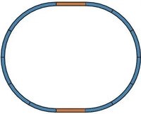 Piko H0 55300, Piko H0 H0 Piko A-Gleis 55300 Erg&auml;nzungs-Set 1 Set