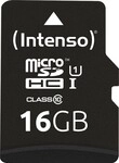 Intenso 3423470, Intenso Premium microSDHC-Karte 16GB Class 10, UHS-I inkl. Intenso 3423470, Intenso Premium microSDHC-Karte 16GB Class 10, UHS-I inkl.