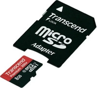 Transcend TS8GUSDU1, Transcend Premium microSDHC-Karte Industrial 8 GB Class 10,