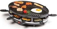 DOMO DO9038G, DOMO DO9038G Raclette Grillfunktion, Antihaftbeschichtung,