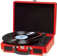 Denver VPL-120 Red, Denver VPL-120 USB-Plattenspieler Rot