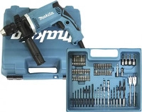 Makita HP1631KX3, Makita HP1631KX3 1-Gang-Schlagbohrmaschine 710W mit Zubeh&ouml;r, inkl.