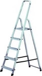 Krause 000729, Krause 000729 Aluminium Stufen-Stehleiter Arbeitsh&ouml;he (max.): 3.00m