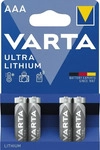Varta 6103301404, Varta LITHIUM AAA Bli 4 Micro (AAA)-Batterie Lithium 1100 mAh 1.5V