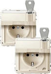 Merten MEG2318-7244, Merten Steckdose Aquadesign Wei&szlig; MEG2318-7244 1St.