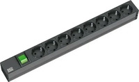 Bachmann 333.505, Bachmann 333.505 19 Zoll Netzwerkschrank-Steckdosenleiste 1 HE