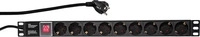 LogiLink PDU9C02, LogiLink PDU9C02 19 Zoll 1 HE Schutzkontaktsteckdose mit Schalter