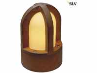 SLV 229430, SLV 229430 Rusty Cone Außenstandleuchte Energiesparlampe E14 40W Eisen