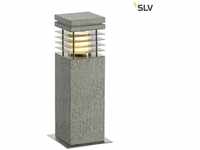 SLV 231410, SLV 231410 Arrock Granite Außenstandleuchte LED E27 15W Granit-Grau