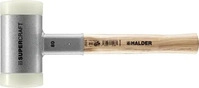 Halder 3366.080, Halder SUPERCRAFT 3366.080 Schonhammer ergonomischer Griff, hart,