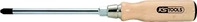 KS Tools 300.1022, KS Tools 300.1022 Kreuzschlitz-Schraubendreher PZ 2 DIN 8764