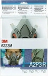 3M 6223M, 3M 622Atemschutz Halbmasken-Set A2P3 R Gr&ouml;&szlig;e: Uni EN 140, EN 14387, EN